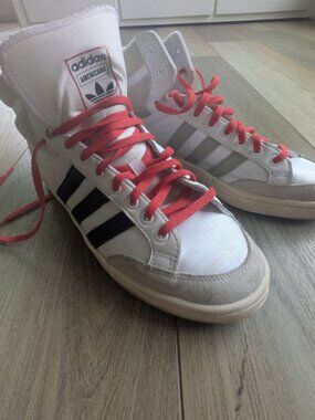 Adidas - Americana Hi Retro Shoes - Men's 9 ½ White / Black / Grey